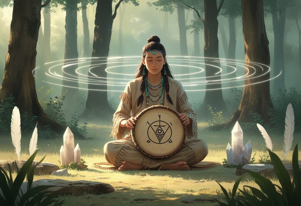 Utiliser le tambour chamanique pour la sonothérapie tambour chamanique